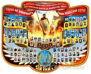 Стенд "Небесна сотня" (Артикул: 1-3Р-05)  