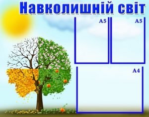 Стенд "Навколишній світ" (Артикул: УОМ 0007)  