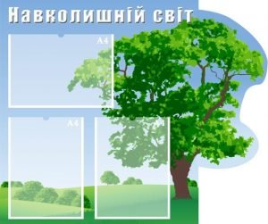 Стенд "Навколишній світ" (Артикул: УОМ 0009)  