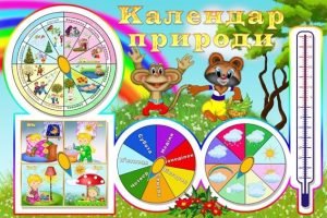 Стенд "Календар природи" (Артикул: УКП 0028)  