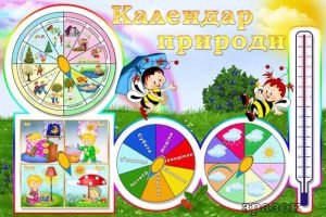 Стенд "Календар природи" (Артикул: УКП 0038)  