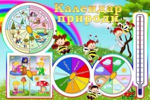 Стенд "Календар природи" (Артикул: УКП 0039)  