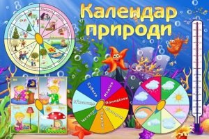 Стенд "Календар природи" (Артикул: УКП 0050)  