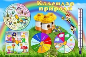 Стенд "Календар природи" (Артикул: УКП 0051)  