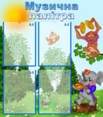 Стенд "Музична палітра" (Артикул: УМ 0011)  