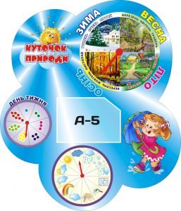 Стенд "Куточок природи" з рухомими стрілками (Артикул: 3-0061)  