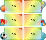 Набір стендів для спортивного залу (Артикул: 3-0086)  