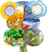 Стенд "Природа і діти" з рухомими стрілками (Артикул: 3-0285)  