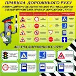 Стенд "Правила дорожнього руху" (Артикул: 3-0340)