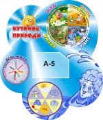 Стенд "Куточок природи" з рухомими стрілками (Артикул: 3-0778)  