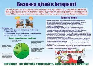 Стенд "Безпека дітей в Інтернеті" (Артикул: 3-1103)  