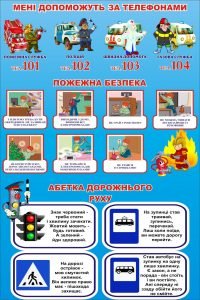 Стенд з безпеки життєдіяльності (Артикул: 3-1211)  