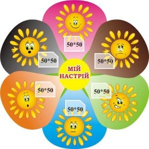 Стенд для НУШ "Мій настрій" (Артикул: 3-1625)  