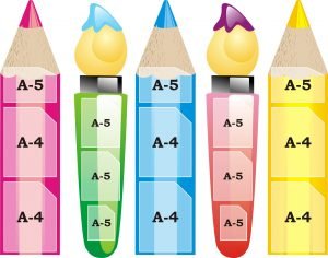 Стенд "Пензлики та олівці" (Артикул: 3-1635)  