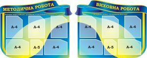 Комплект стендів "Методична робота. Виховна робота" (Артикул: 3-1698)  