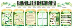 Великий комплект стендів для кабінету біології (Артикул: 1-145)  