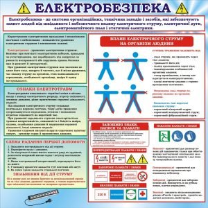 Стенд "Електронебезпека" (Артикул: 3-1860)  