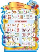 Стенд для початкової школи "Цифри" (Артикул:3-1864)  