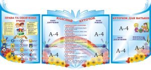 Набір стендів для початкових класів (Артикул: 3-1875)