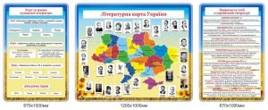 Комплект стендів з української літератури (Артикул: 1-І-70)  