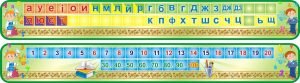 Комплект стендів для початкової школи "Букви та числа" (Артикул: 3-1914)  