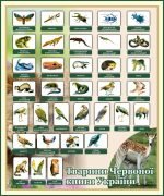 Стенд "Тварини червоної книги України" (Артикул: 7-БІО-027-9)  