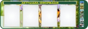 Стенд "Актуальна інформація" (Артикул: 7-БІО-031-4)  