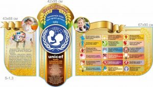 Комплект стендів "Права дитини" (Артикул: 7-ПРВ-012)  