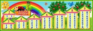 Стенд "Склад числа" (Артикул: 4-NK-441)  