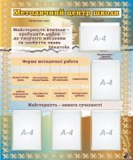 Стенд "Методичний центр школи" (Артикул: 7-МТД-017)  