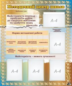 Стенд "Методичний центр школи" (Артикул: 7-МТД-017)  