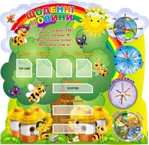 Стенд для НУШ "Щоденні новини" (Артикул: 3-2008)  