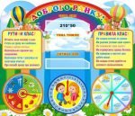 Стенд для НУШ "Доброго ранку" (Артикул: 3-2010)  