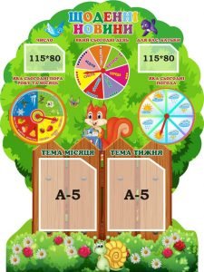 Стенд для НУШ "Щоденні новини" (Артикул: 3-2022)  