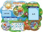Стенд "Природа і погода" з рухомими стрілками (Артикул: 3-2038)