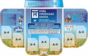 Набір стендів для НУШ "Школа успіху" (Артикул: 3-2067)  
