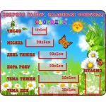 Стенд "Доброго ранку, маленькі сонечка" НУШ 0021  