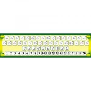 Стрічка "Алфавіт, цифри, числовий ряд" НУШ 0041  