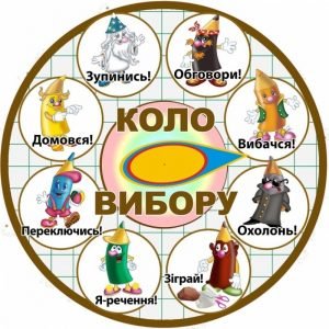 Стенд "Коло вибору. Олівці" НУШ 0058  