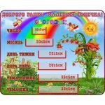 Стенд "Доброго ранку, маленькі сонечка" НУШ 0008  