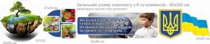 Комлект стендів для кабінету біології (Артикул: 7-БІО-032-01)  