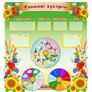 Стенд для НУШ "Ранкові зустрічі" НУШ 0108  