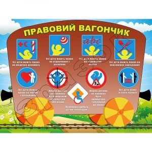 Стенд "Правовий вагончик" НУШ 0158  