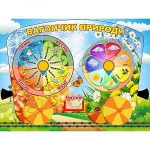 Стенд "Вагончик природи" НУШ 0161  