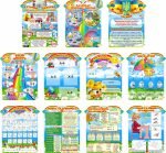 Великий набір стендів для початкової школи (Артикул: 3-2084)