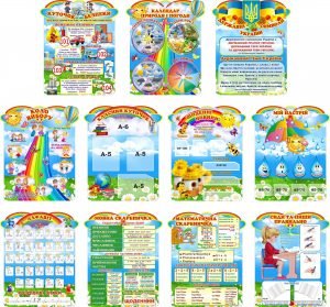 Великий набір стендів для початкової школи (Артикул: 3-2084)