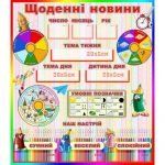 Стенд "Щоденні новини" НУШ 0066  