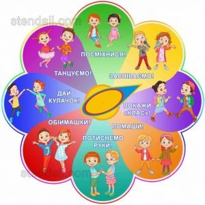 Стенд для НУШ "Обери привітання" НУШ 0089  