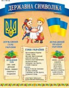 Стенд "Державна символіка України" (Артикул: 9-0323)  