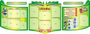 Набір стендів "Класний куточок" (Артикул: 3-0079)